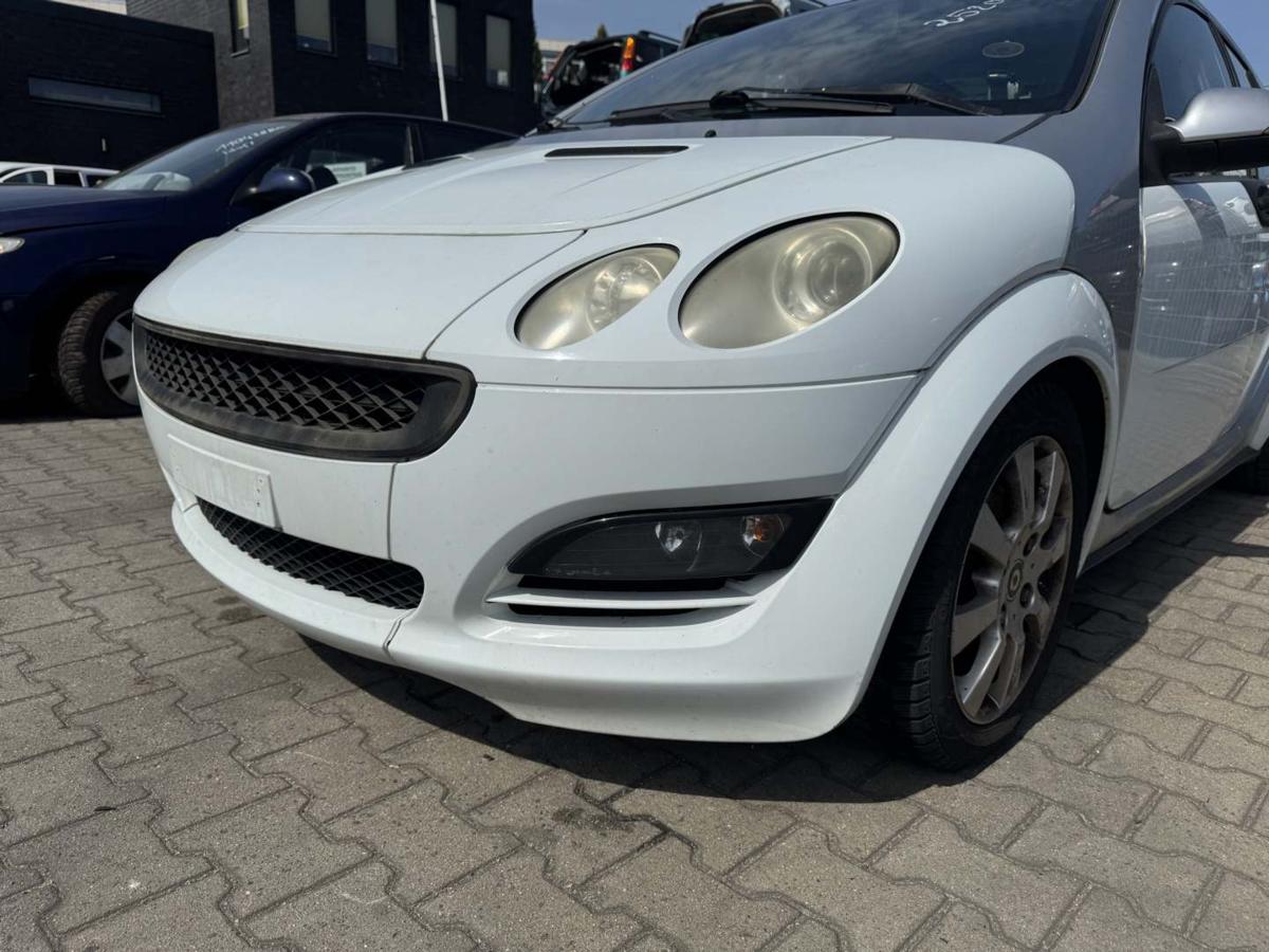 Smart ForFour 454 original Kotfl&uuml;gel Sto&szlig;stangenecke vorn links Ice White Bj.2006